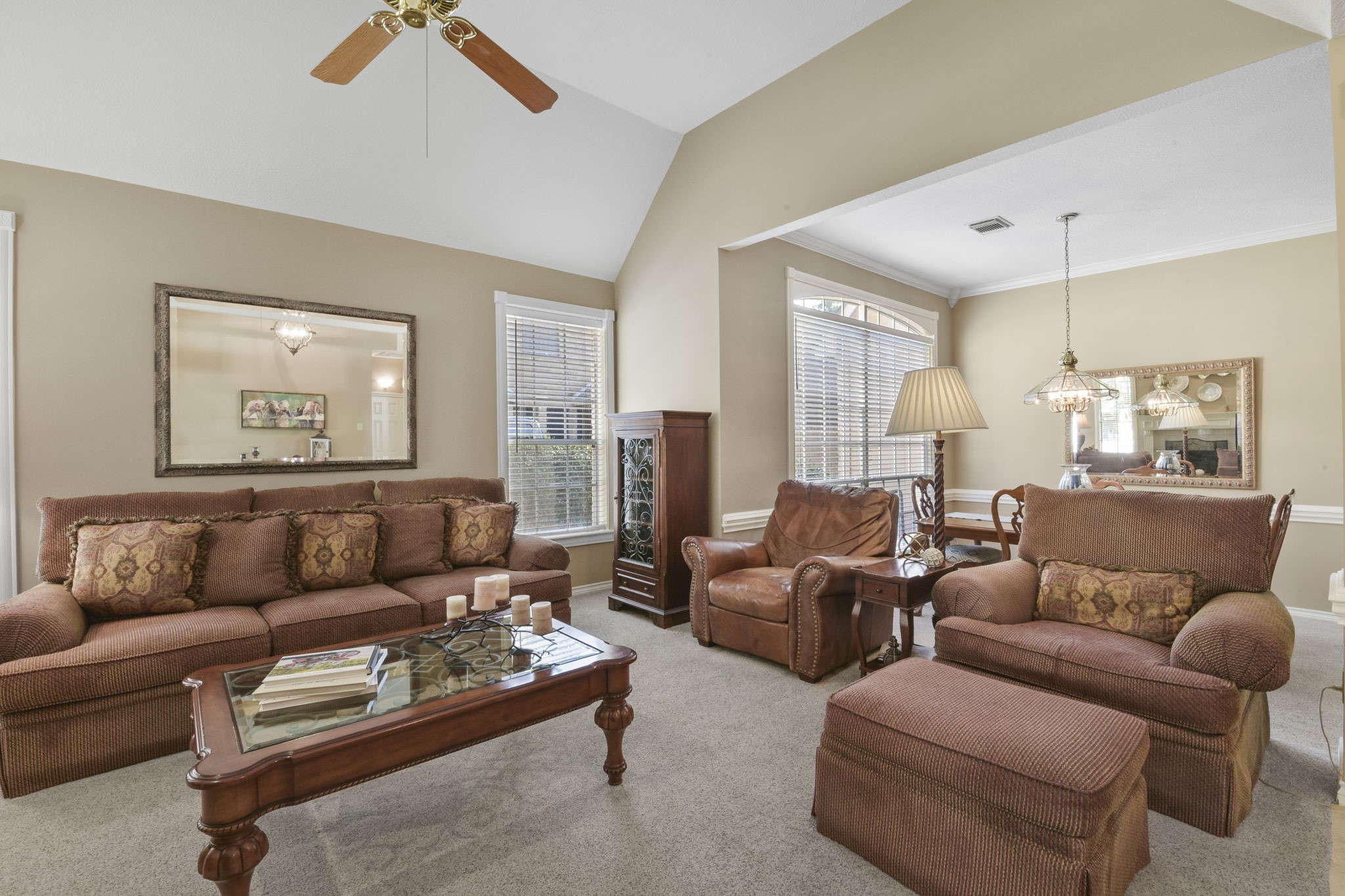 5827 Ashmere Lane Spring, TX 77379 - Photo 10 of 50 a living room with furniture and a large window
