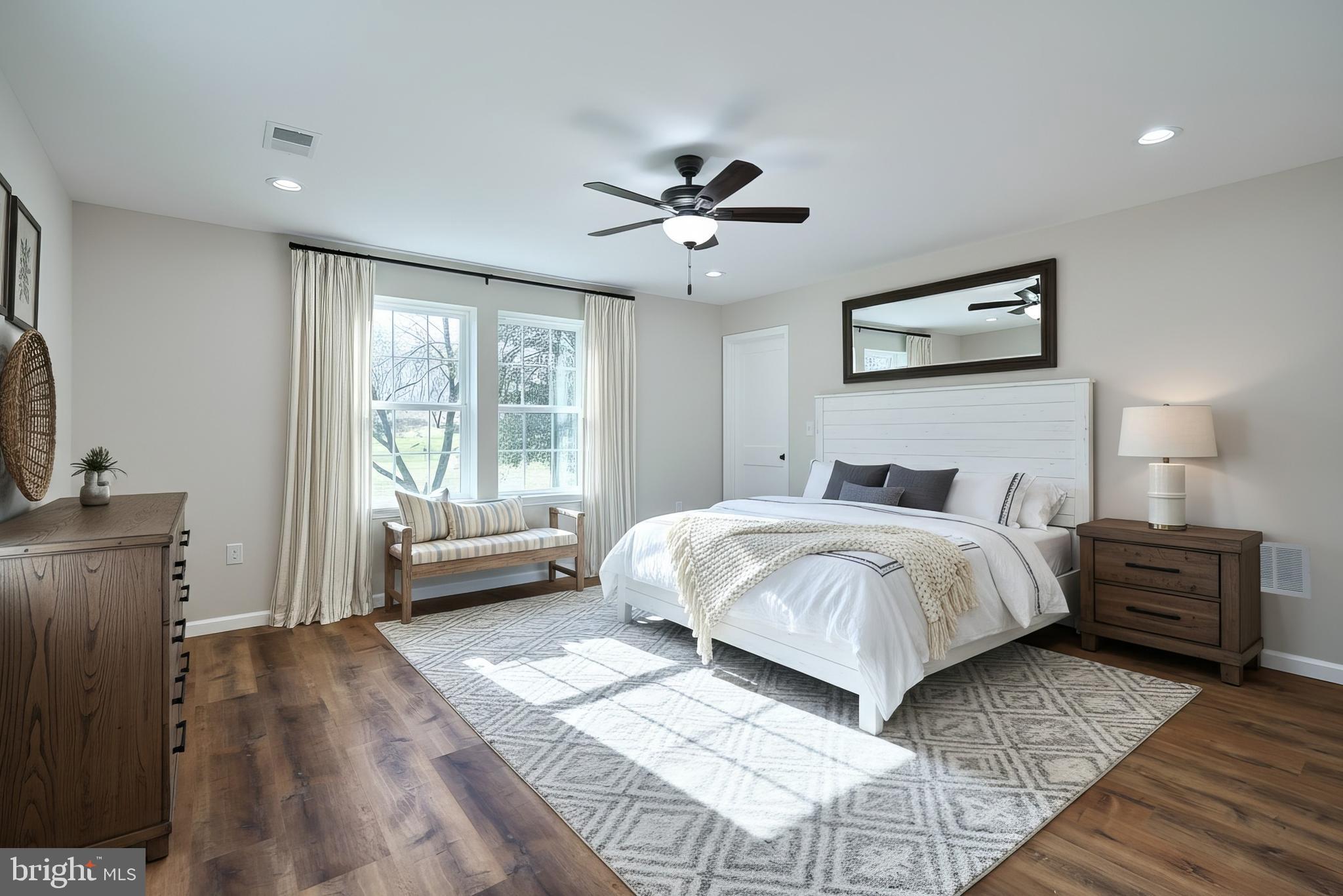 10640 Enfield Road Felton, PA 17322 - Photo 20 of 59 a bedroom with a large bed and a window