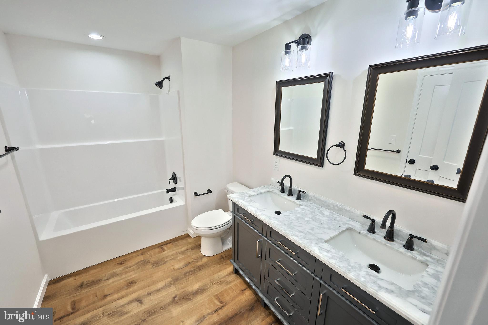 10640 Enfield Road Felton, PA 17322 - Photo 49 of 59 a bathroom with a bathtub sink mirror and toilet