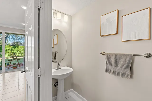 a view of a golf course