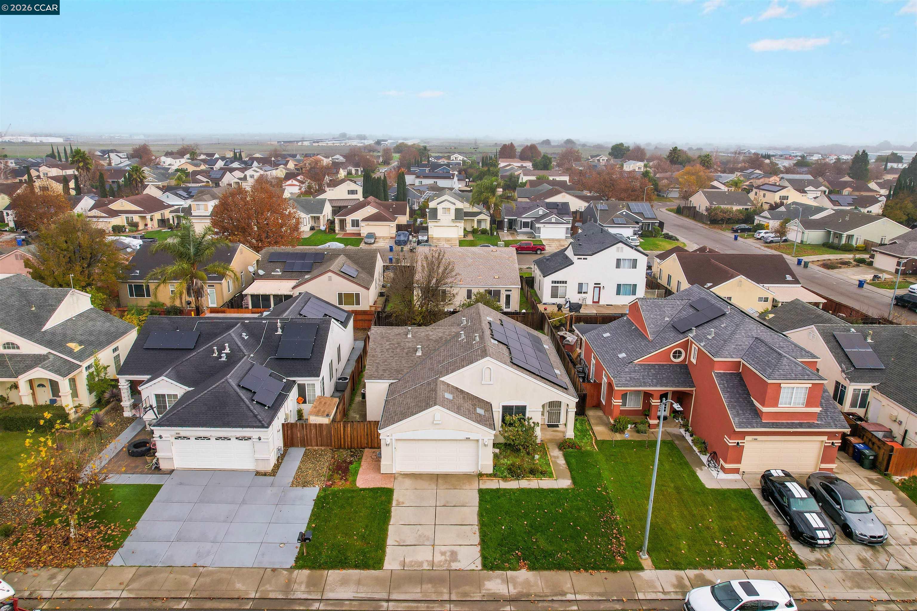 686 Anderson Way Rio Vista, CA 94571 - Photo 35 of 36 an aerial view of residential houses with outdoor space
