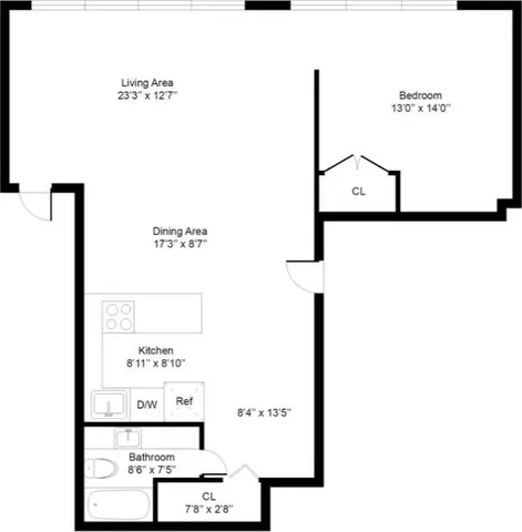 $5,500 | 361 West 36th Street, Unit 5B | Hudson Yards
