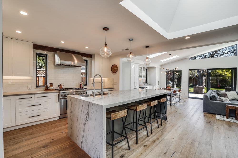 2354 Marr Lane San Jose, CA 95124 - Photo 33 of 55 a kitchen with lots of counter top space and wooden floor