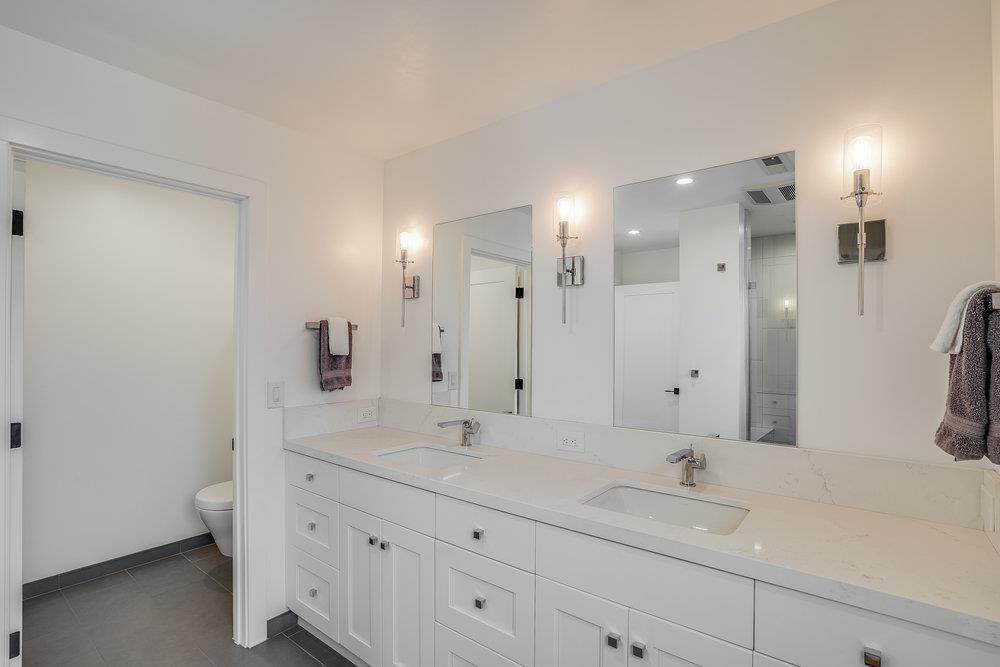 2354 Marr Lane San Jose, CA 95124 - Photo 44 of 55 a bathroom with a double vanity sink mirror and double