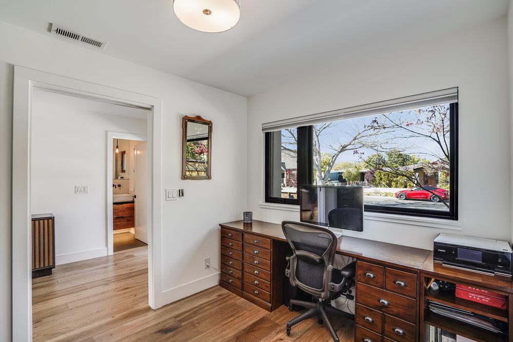 2354 Marr Lane San Jose, CA 95124 - Photo 53 of 55 a view of a workspace with furniture and wooden floor