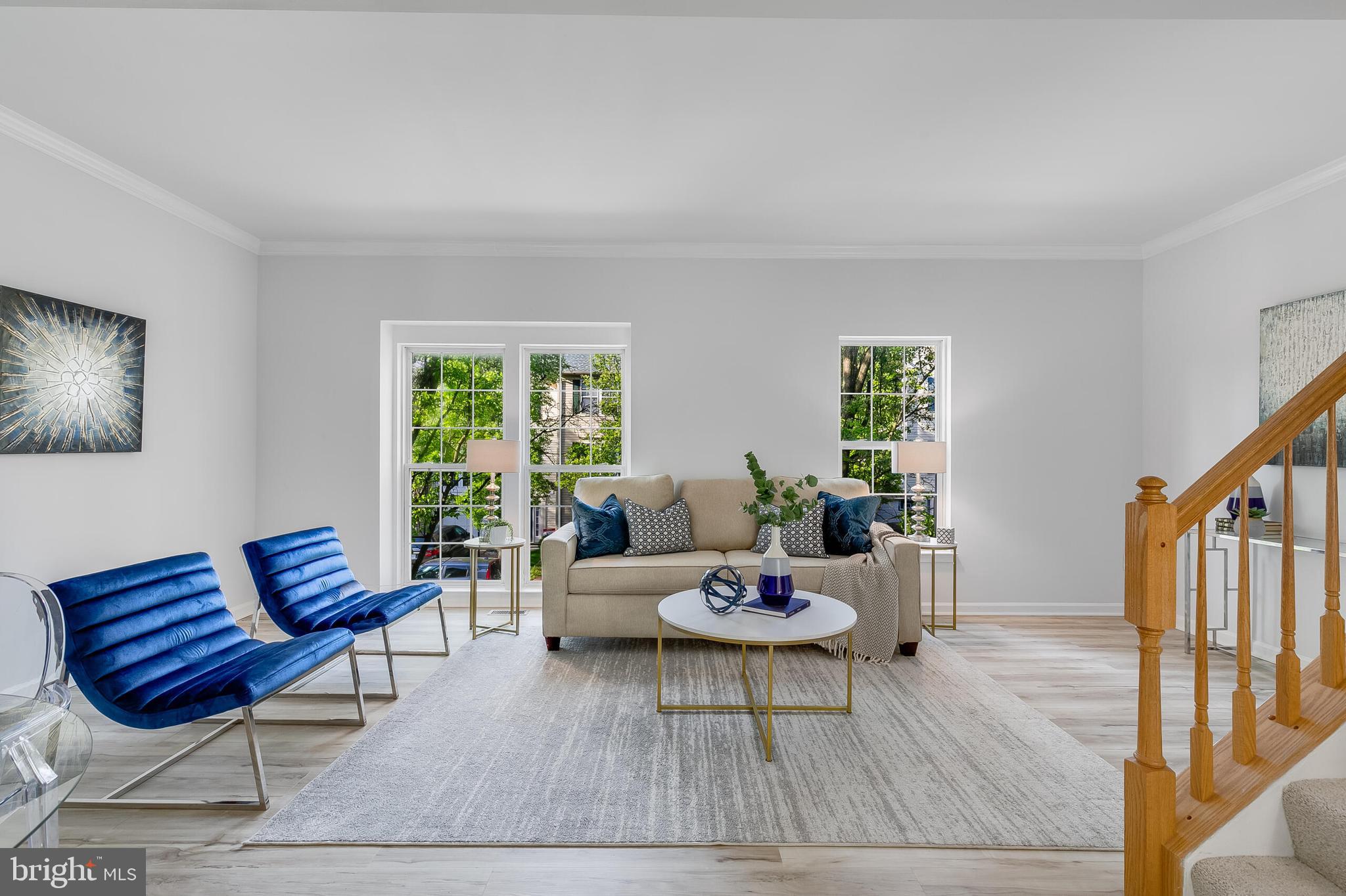 46716 Cavendish Square Sterling, VA 20165 - Photo 4 of 42 a living room with furniture and a wooden floor