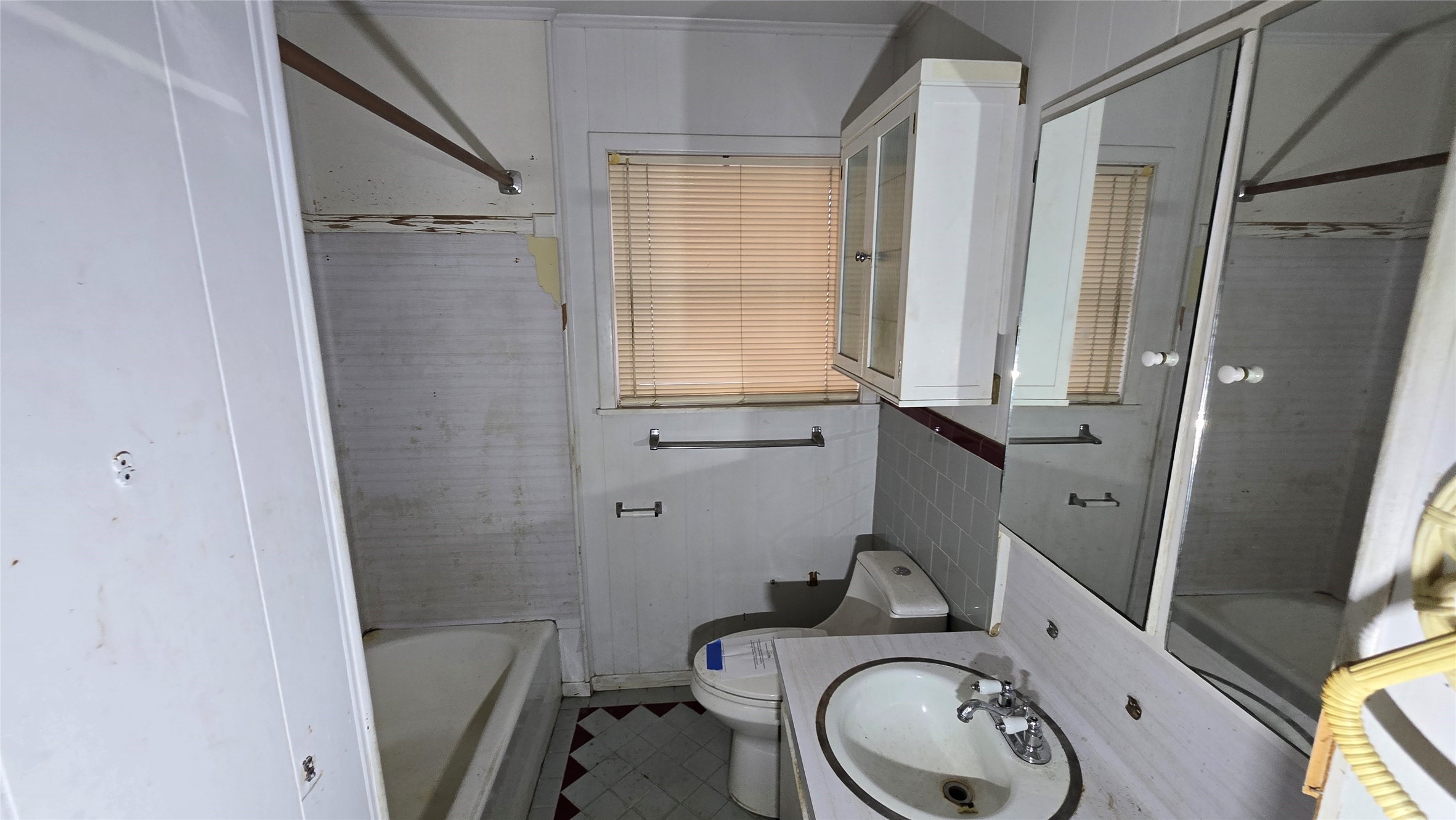 103 Long Drive Baytown, TX 77521 - Photo 18 of 21 a bathroom with a granite countertop sink toilet and shower