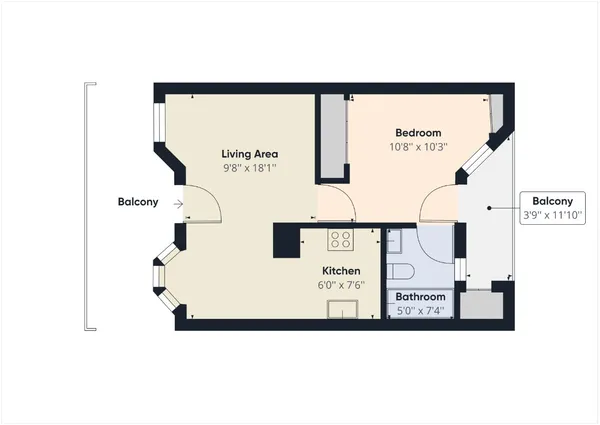 a picture of a book and a bed