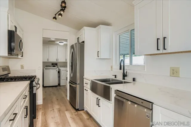 a room with storage and utility