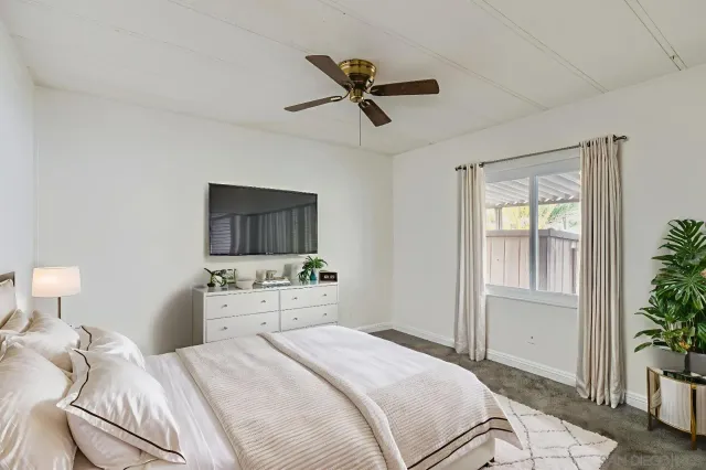 a view of empty room with windows
