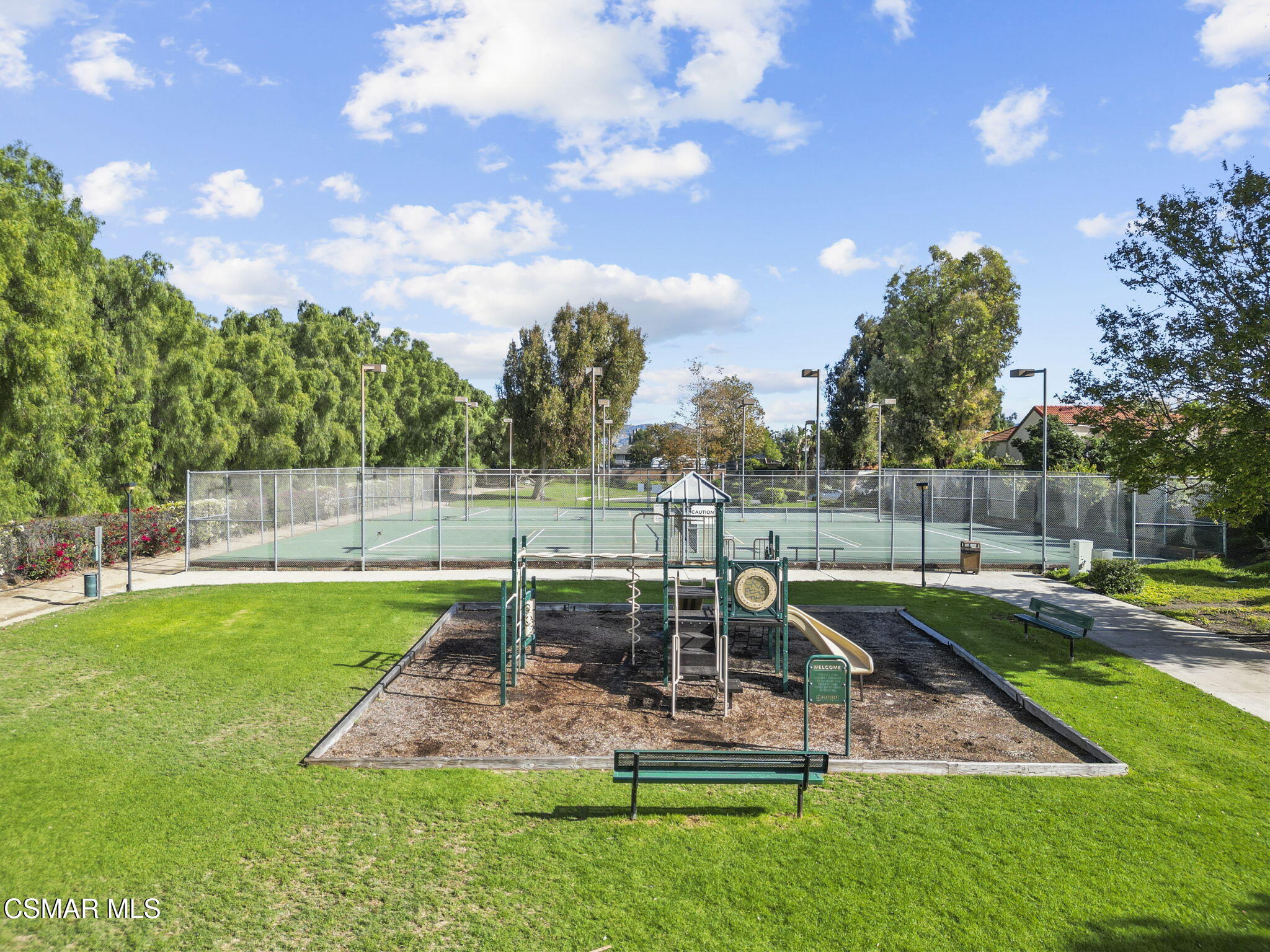 2508 Glenhurst Court Simi Valley, CA 93063 - Photo 41 of 41 a garden view with a seating space