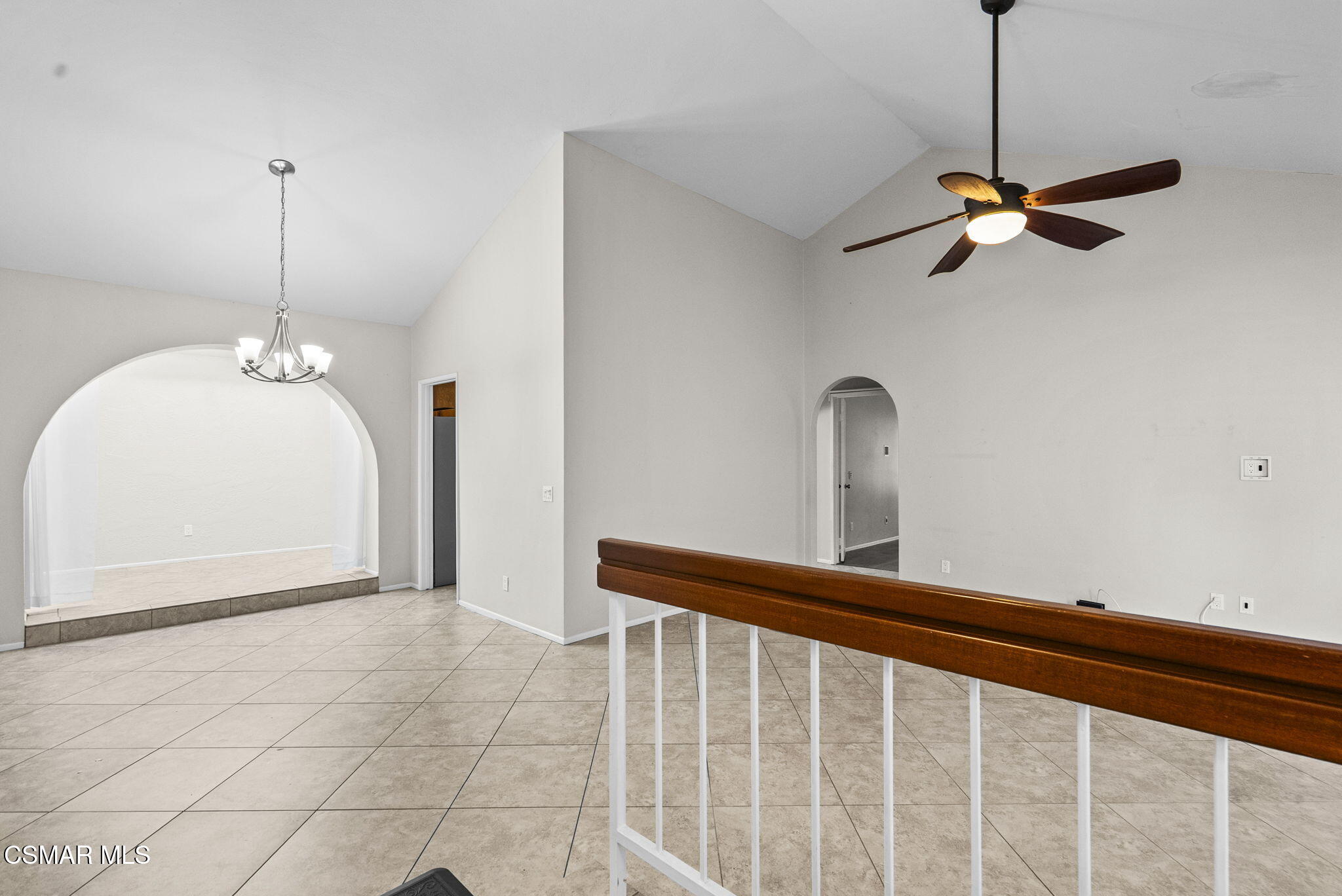 2508 Glenhurst Court Simi Valley, CA 93063 - Photo 6 of 41 a view of a hallway with a chandelier