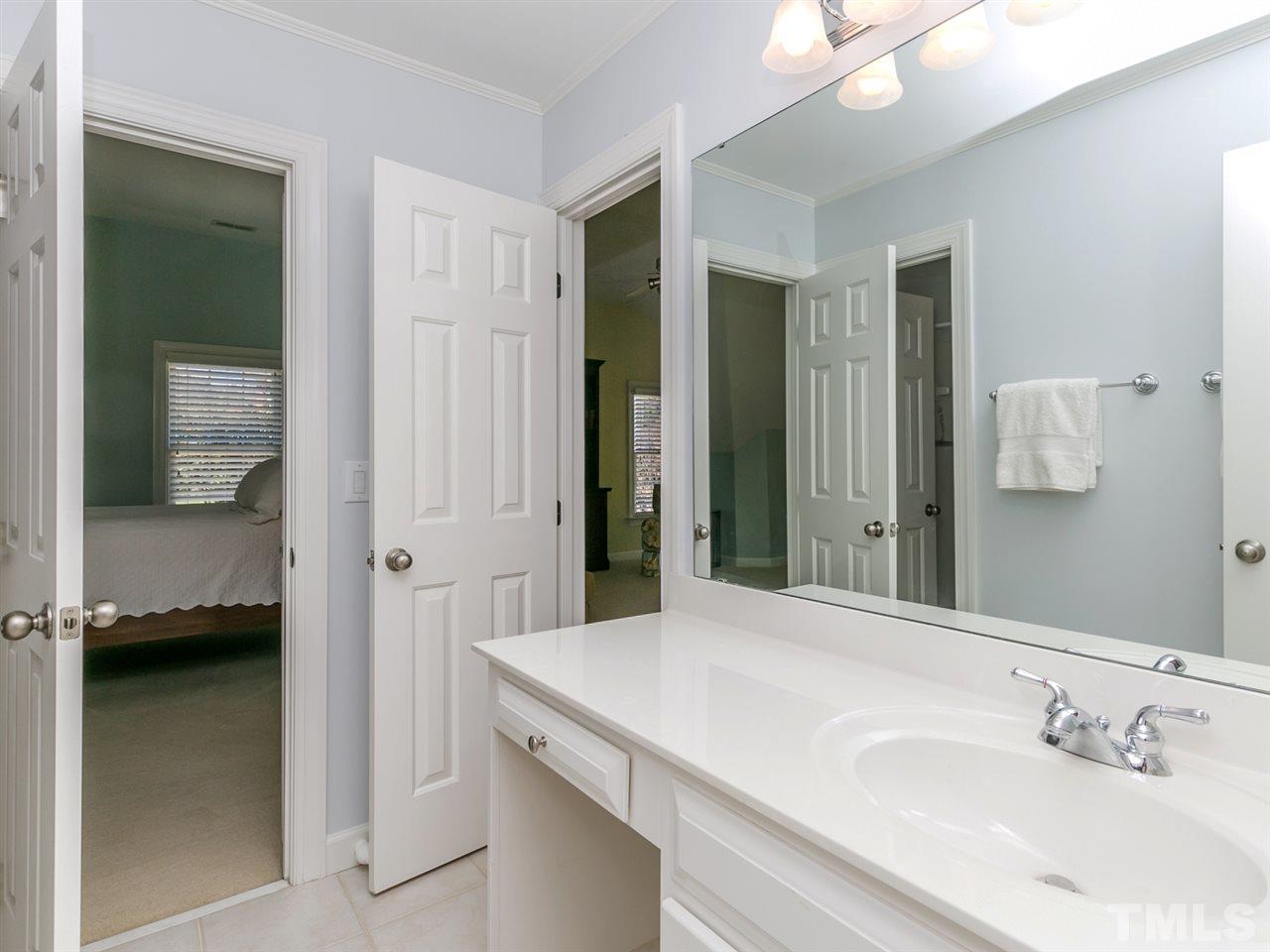 2401 Narrawood Street Raleigh, NC 27614 - Photo 21 of 25 Jack and Jill Bathroom