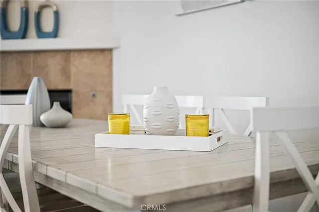 a view of kitchen with furniture and wooden floor