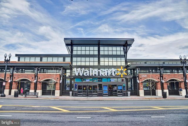 a front view of a building with street view