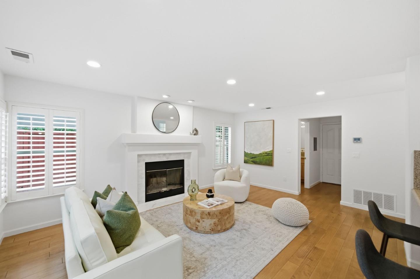 375 Montevideo Circle Fremont, CA 94539 - Photo 16 of 45 a living room with furniture and a fireplace