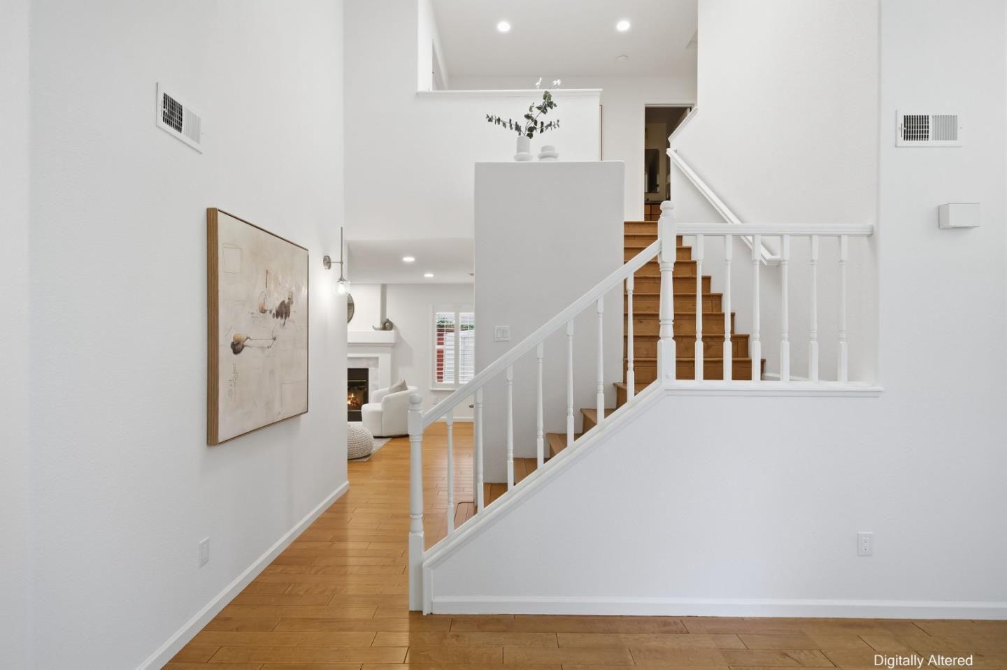 375 Montevideo Circle Fremont, CA 94539 - Photo 21 of 45 a view of entryway and hall with wooden floor