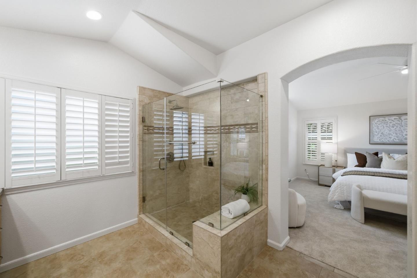 375 Montevideo Circle Fremont, CA 94539 - Photo 27 of 45 a spacious bathroom with a shower and bathtub