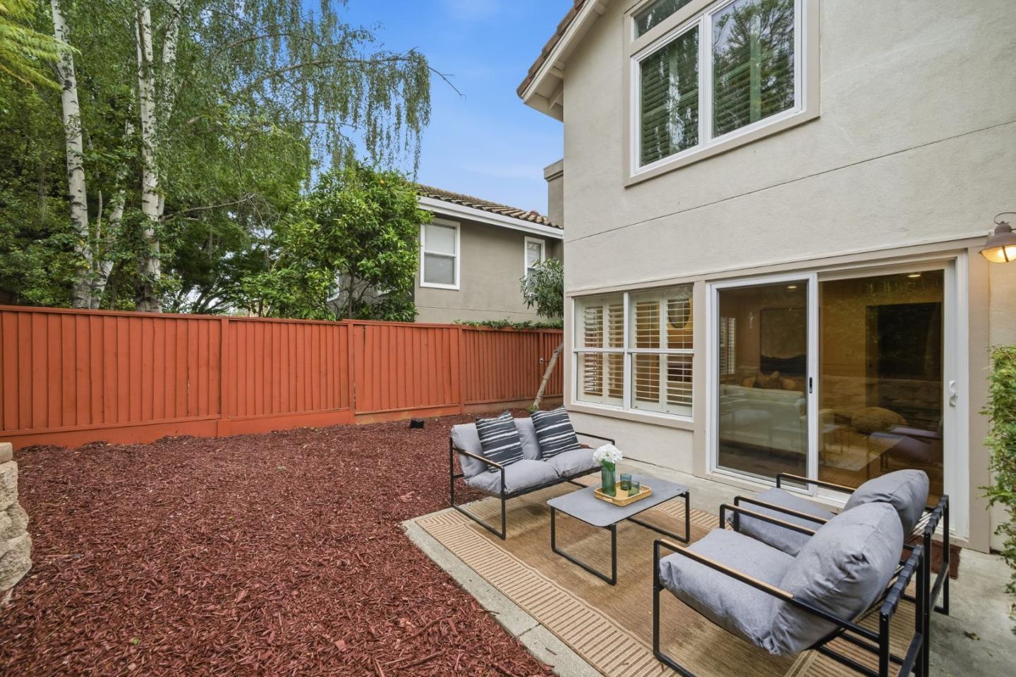 375 Montevideo Circle Fremont, CA 94539 - Photo 37 of 45 a view of a patio with a table and chairs