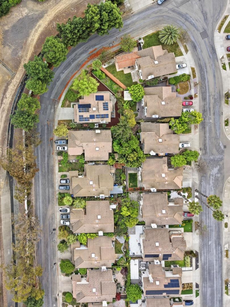 375 Montevideo Circle Fremont, CA 94539 - Photo 42 of 45 an aerial view of residential houses with outdoor space