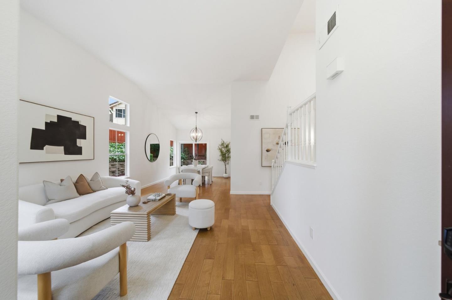 375 Montevideo Circle Fremont, CA 94539 - Photo 6 of 45 a living room with furniture and a flat screen tv