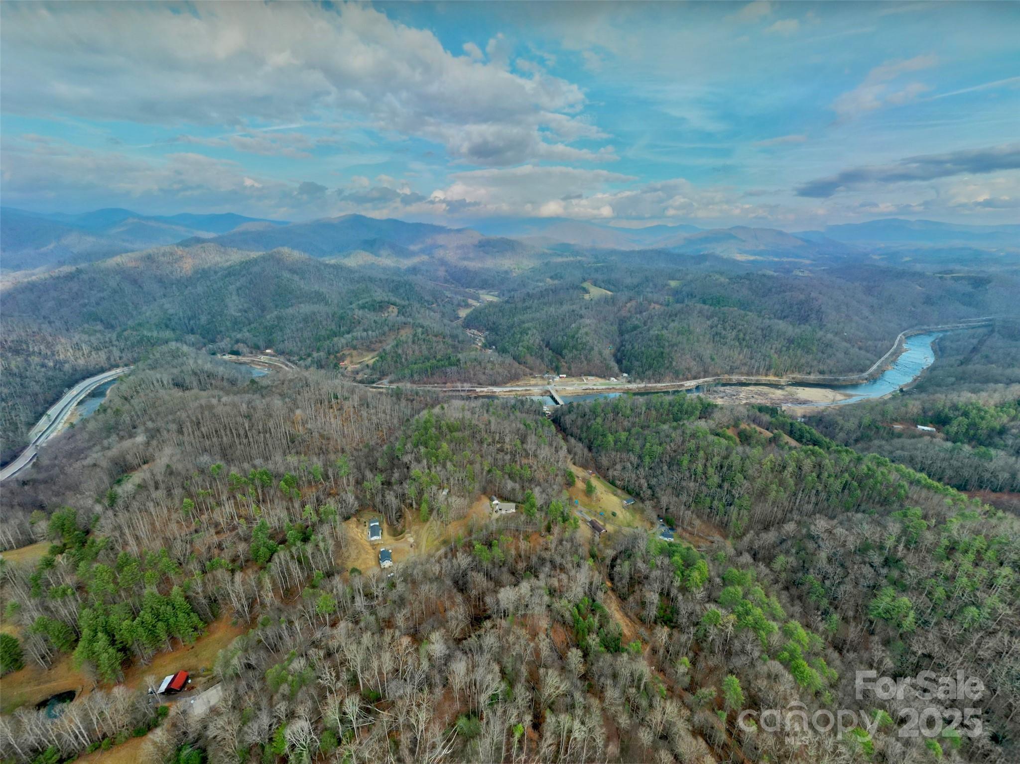 295 Bennett Branch Road Green Mountain, NC 28740 - Photo 10 of 19 a view of a field of grass and trees