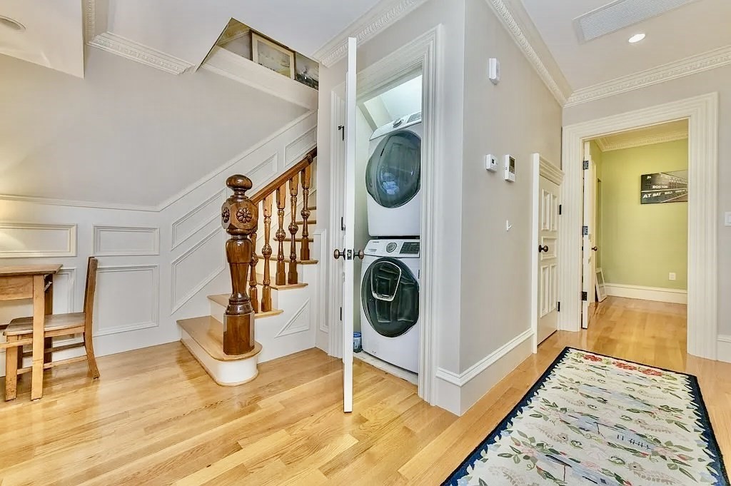 61 M Street, Unit 1 Boston, MA 02127 - Photo 12 of 15 a view of living room and washer