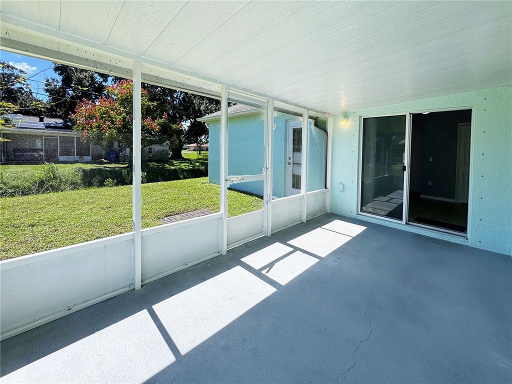 649 Chesser Avenue Sebastian, FL 32958 - Photo 30 of 36 a view of porch with seating space