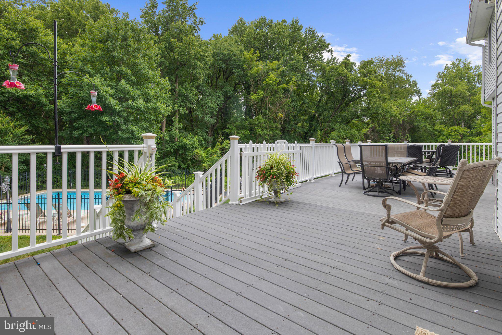 63 Church Road Arnold, MD 21012 - Photo 46 of 58 Spacious deck overlooking the pool