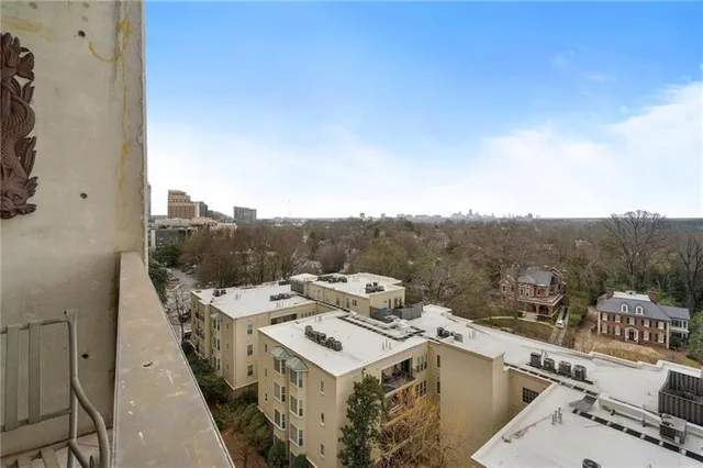a view of a kitchen counter space
