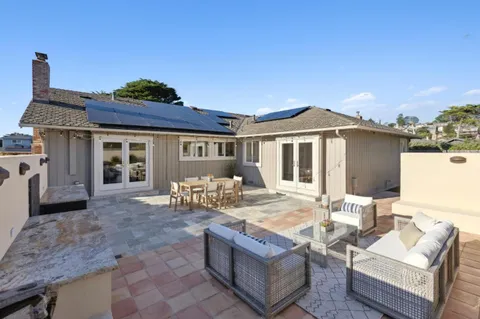 a view of lake with mountain