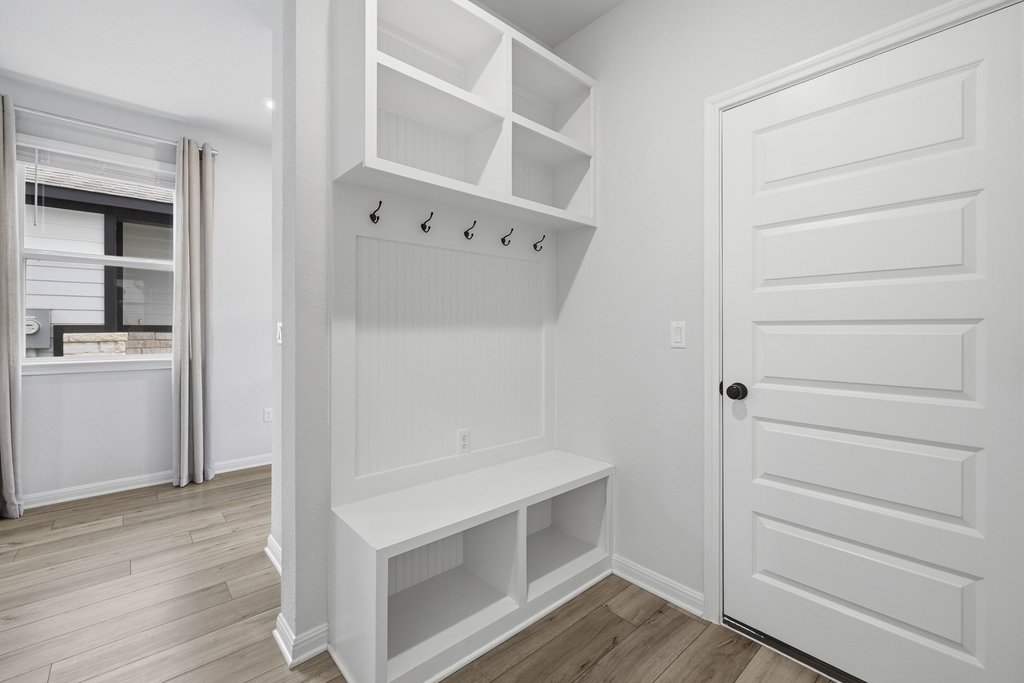 8001 Andravida Drive Austin, TX 78747 - Photo 28 of 35 Mudroom with light wood-type flooring