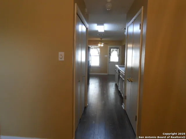 a view of front door