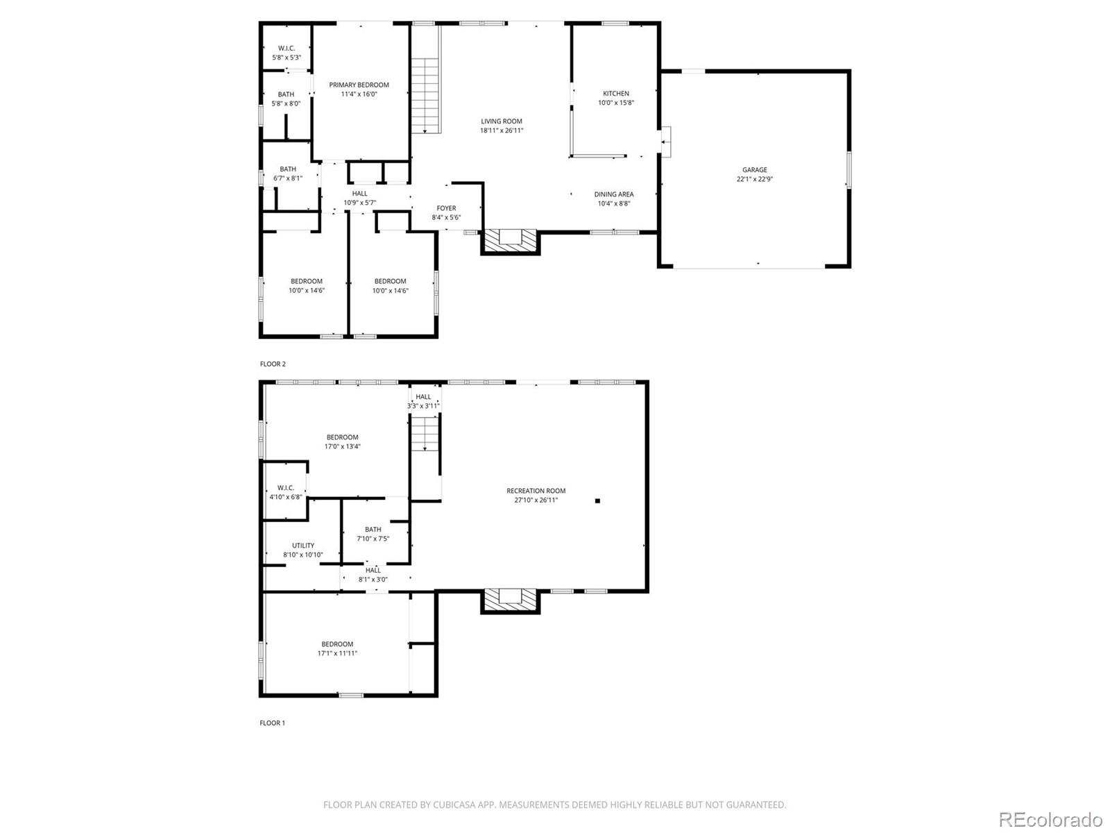 14935 West 58th Place Golden, CO 80403 - Photo 31 of 31 a picture of floor plan