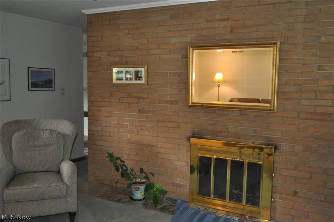 3060 Dresden Road Zanesville, OH 43701 - Photo 8 of 34 Wood burning fireplace in living room
