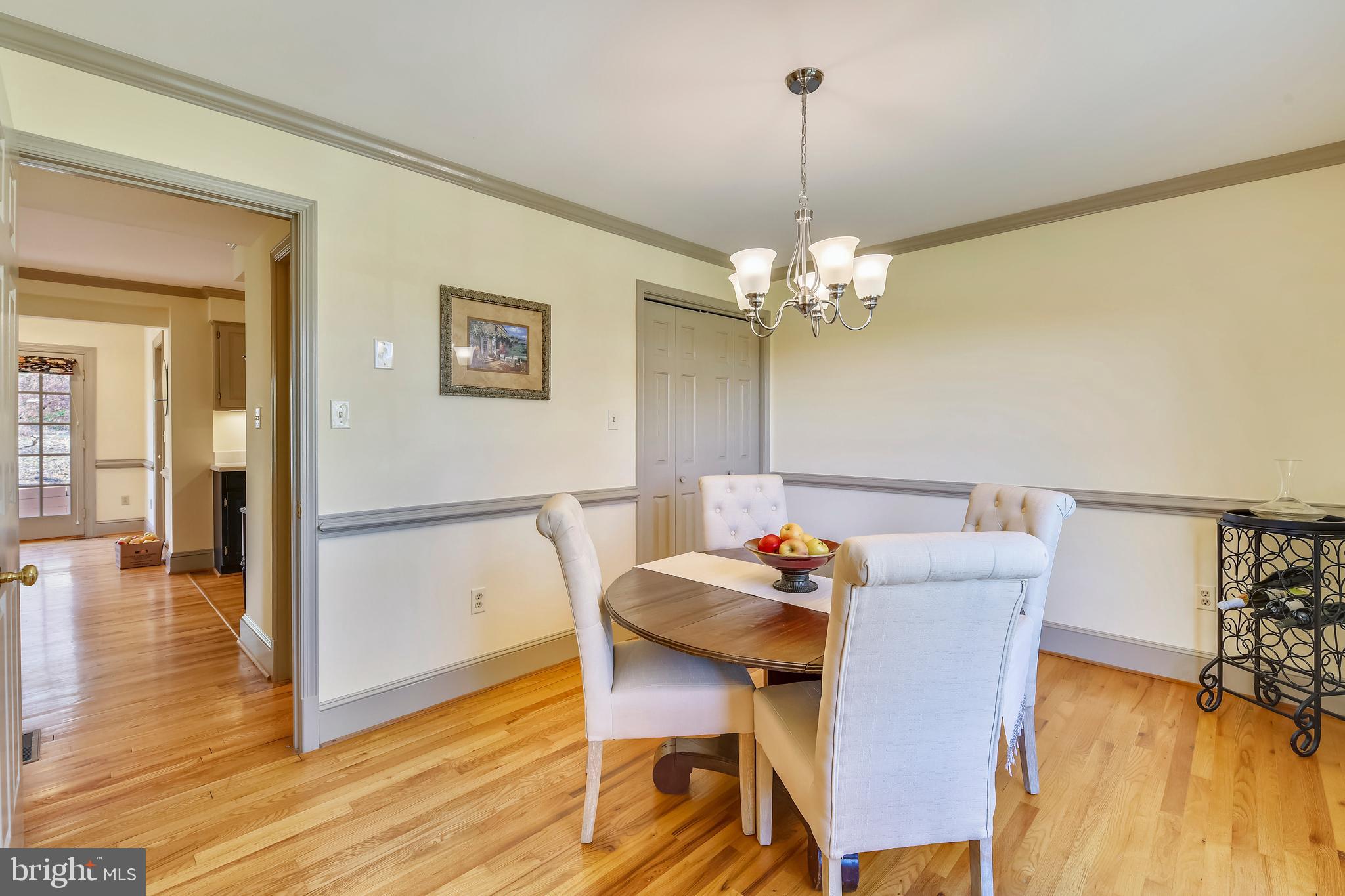 669 Apple Pie Ridge Road Winchester, VA 22603 - Photo 12 of 67 Spacious Dining Room w/ chair railings