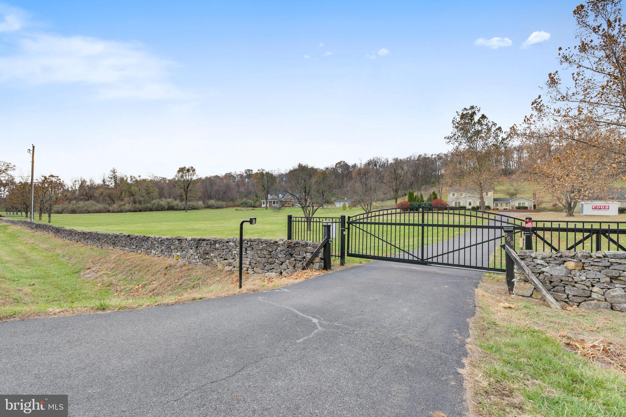 669 Apple Pie Ridge Road Winchester, VA 22603 - Photo 3 of 67 Electric security gate. Driveway has sensor/alarm.