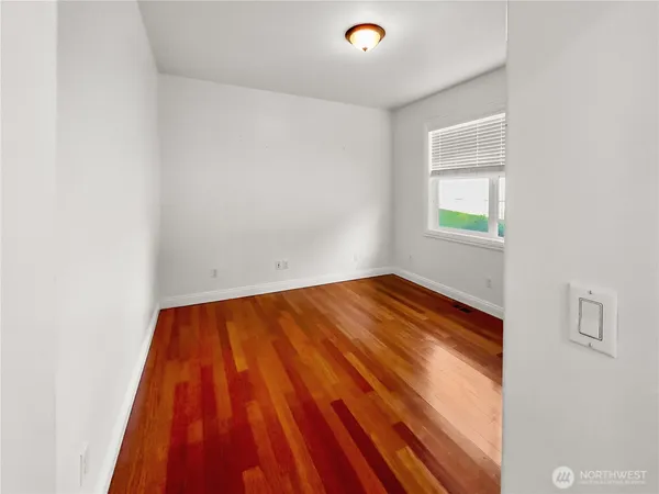 wooden floor in a room