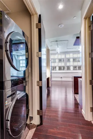 a room with gym equipment