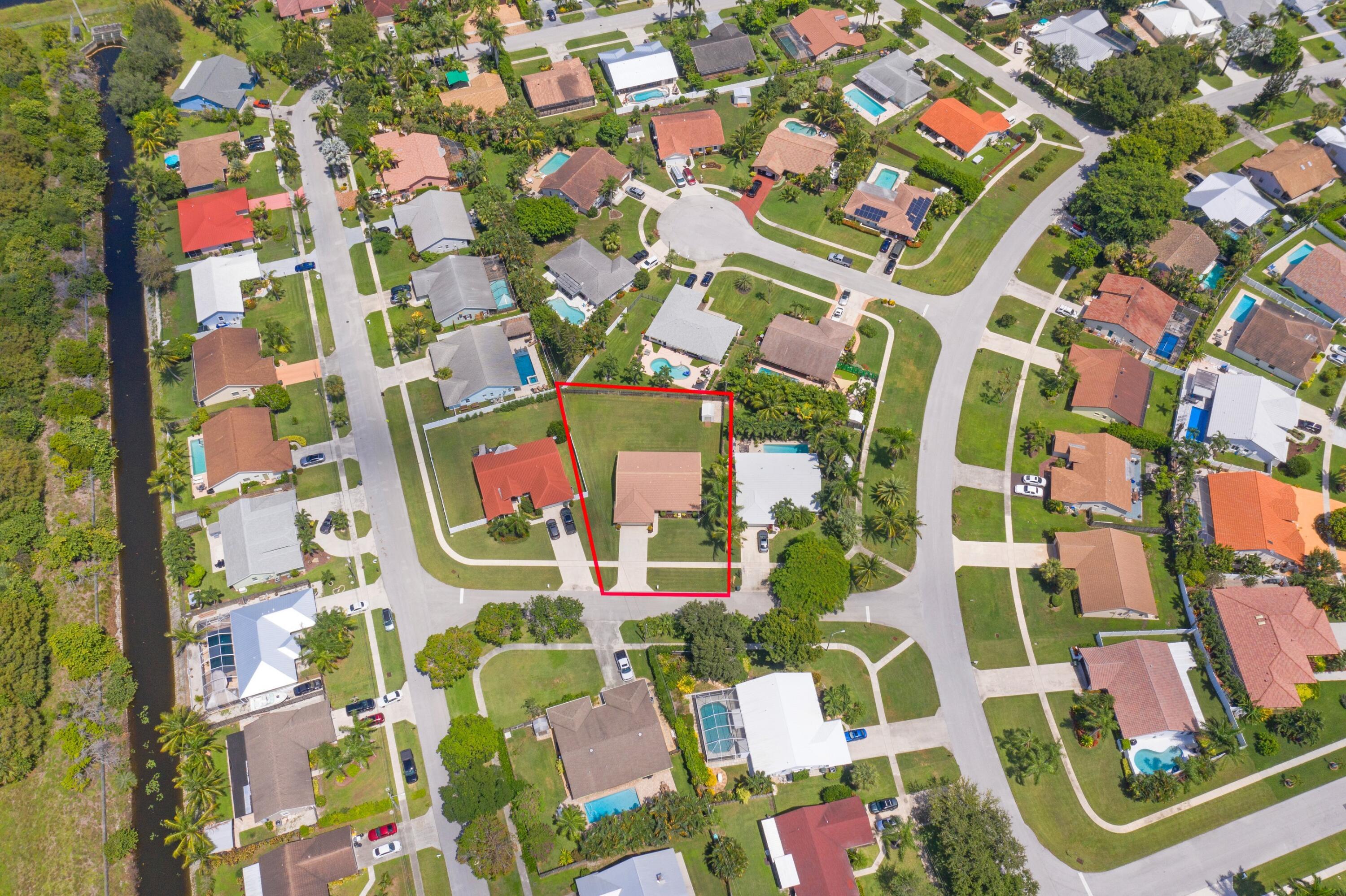 467 Hopalong Lane Boca Raton, FL 33487 - Photo 17 of 28 Aerial Neighborhood View