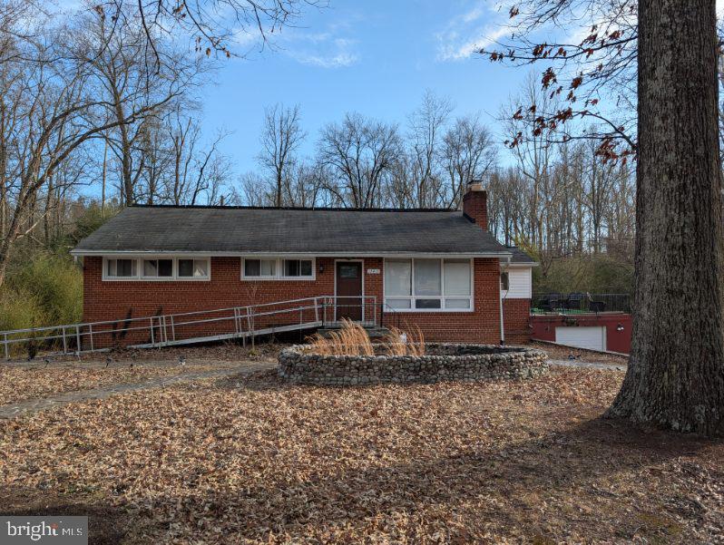 a backyard of a house
