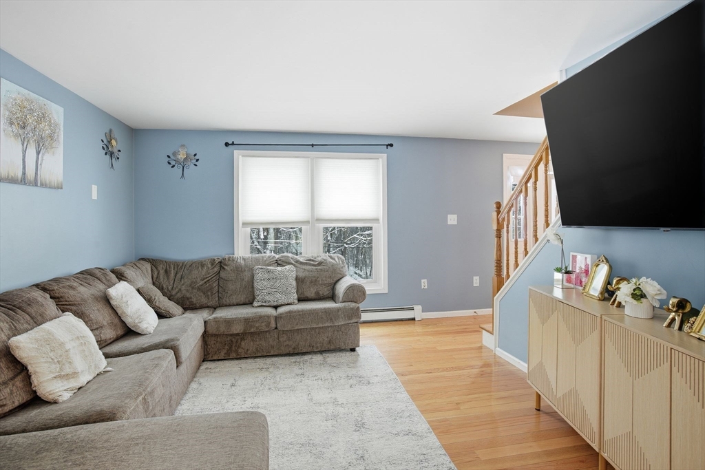 66 Buttonwood Avenue Sutton, MA 01590 - Photo 7 of 42 a living room with furniture and a flat screen tv
