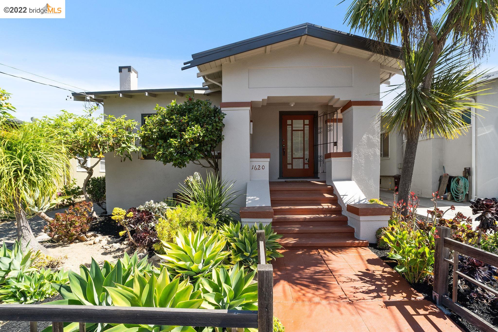 1620 MacArthur Boulevard Oakland, CA 94602 - Photo 1 of 1 front view of a house with a yard