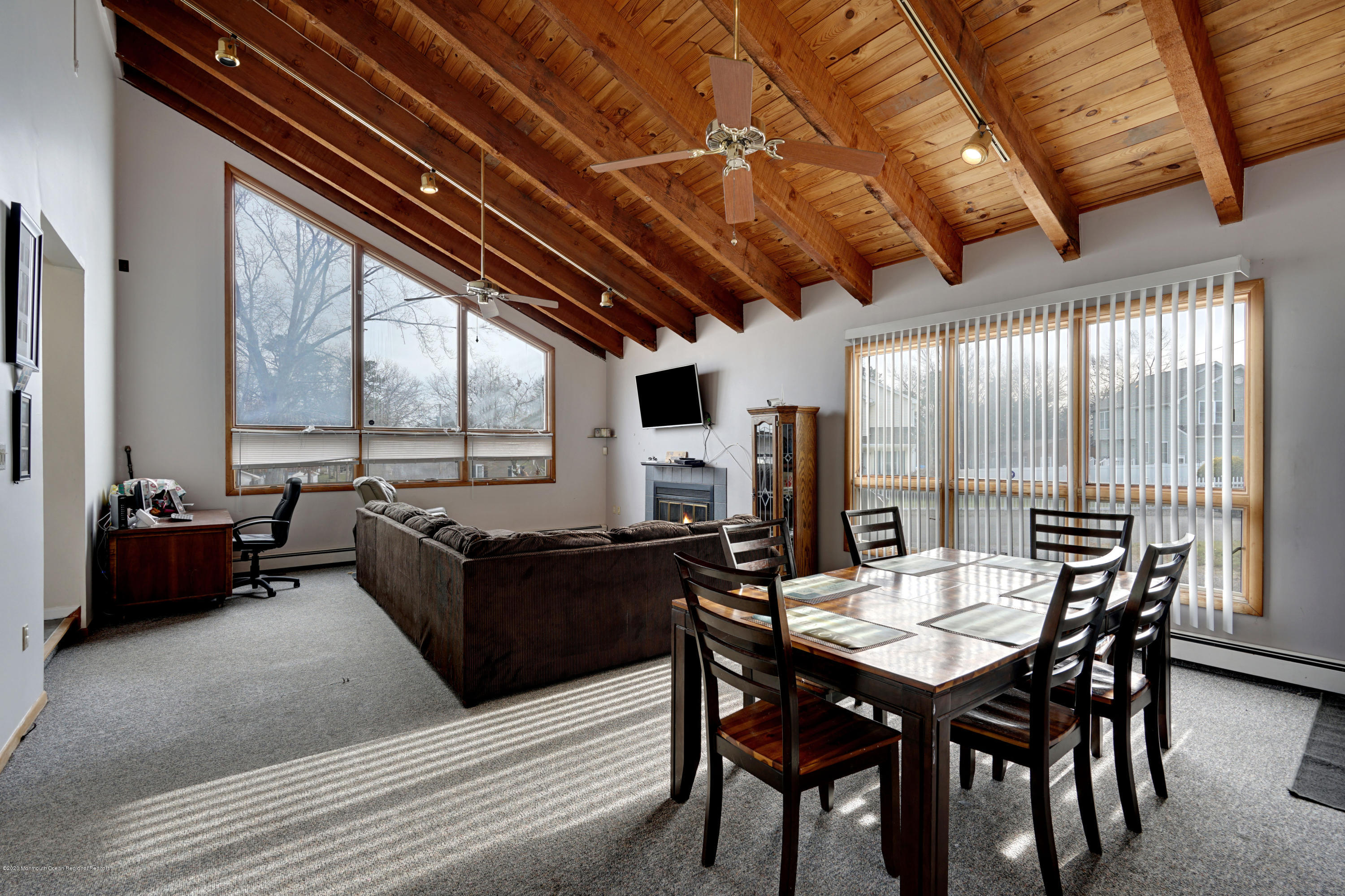 1761 Whitcomb Road Forked River, NJ 08731 - Photo 12 of 41 a view of a dining room with furniture window and outside view