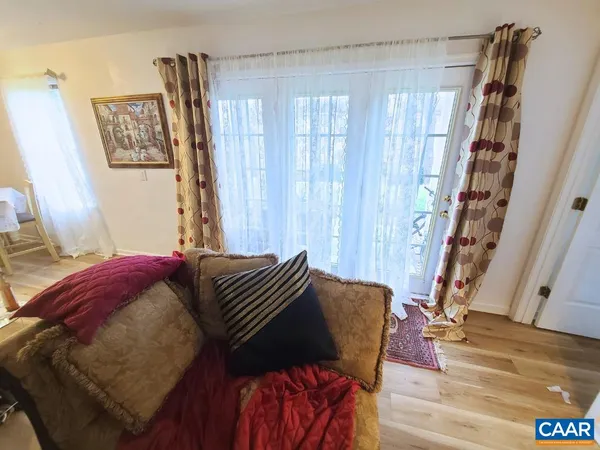 a house view with a seating space