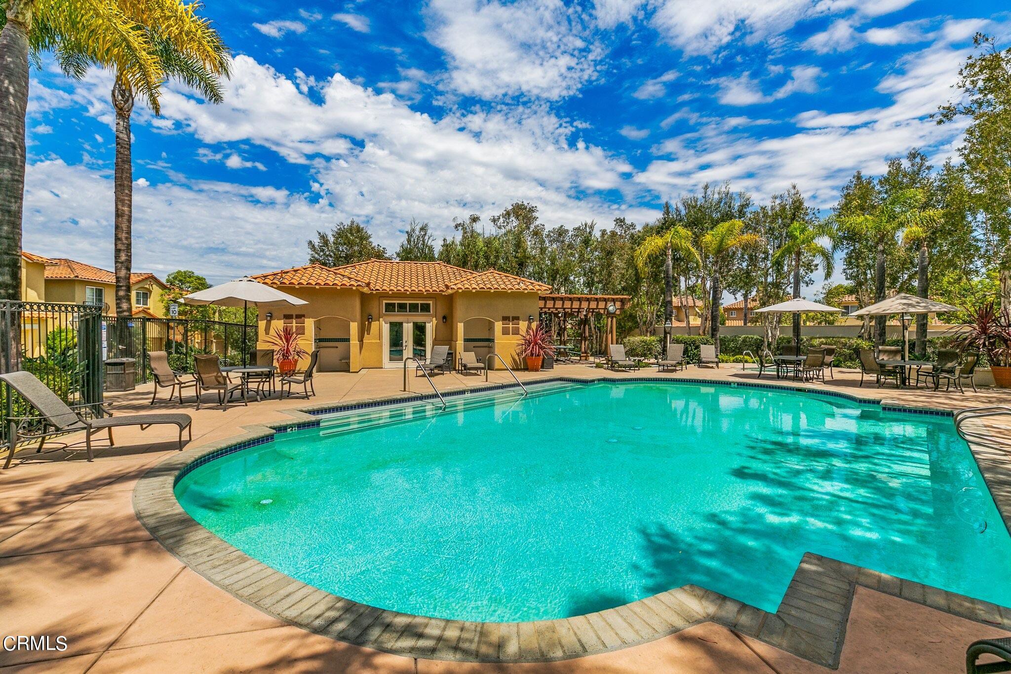 1132 Corte Riviera Camarillo, CA 93010 - Photo 19 of 20 a view of a swimming pool with a patio