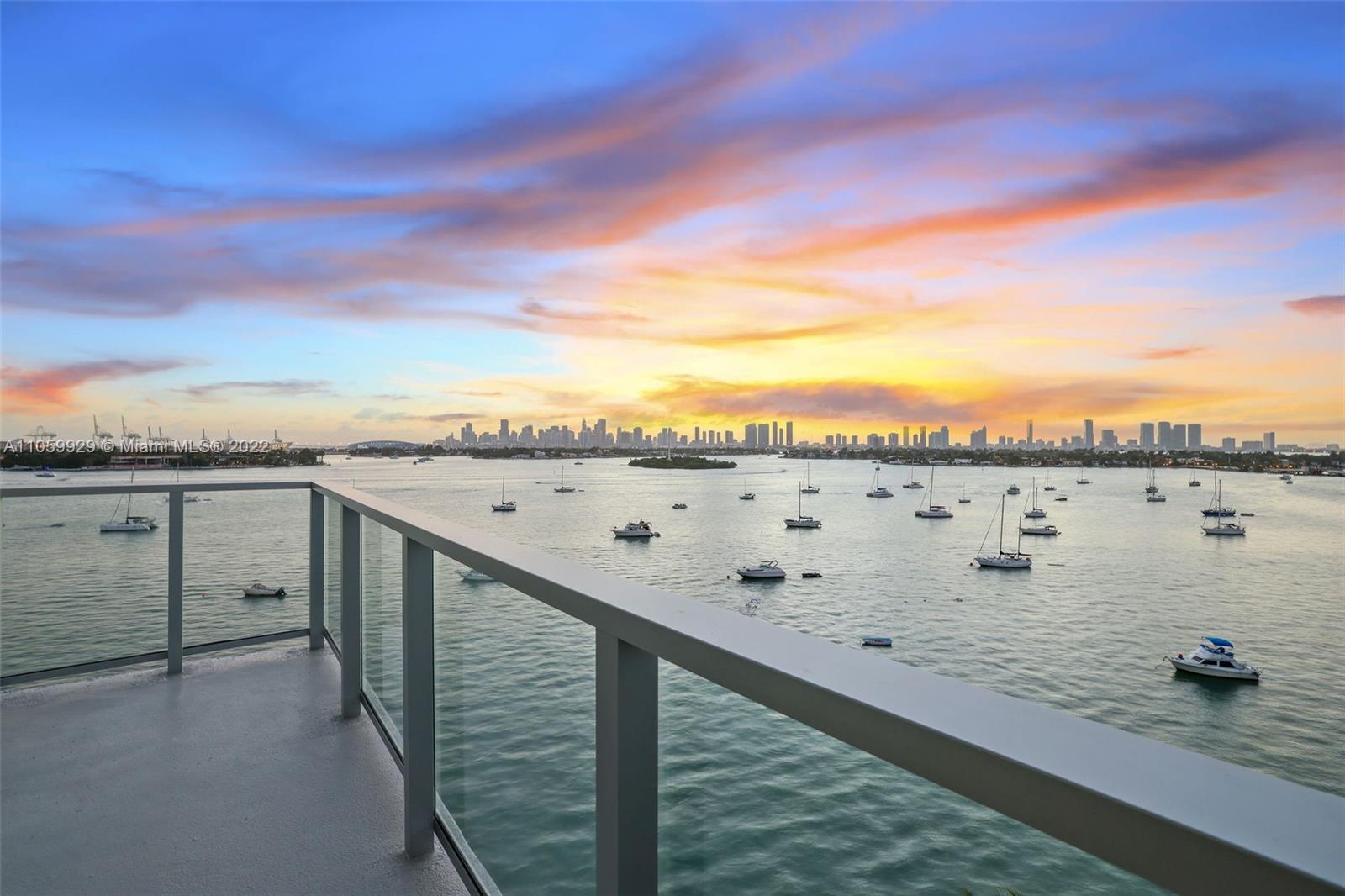 1504 Bay Road, Unit N0915 Miami Beach, FL 33139 - Photo 28 of 94 a view of a city from a balcony