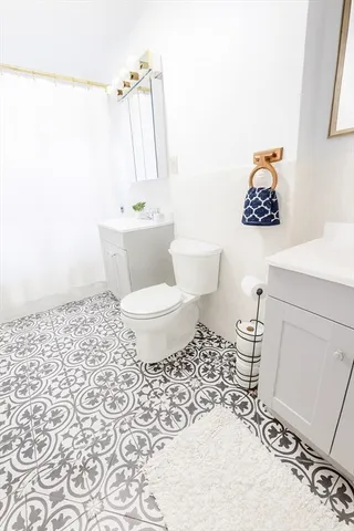 a bathroom with a sink toilet and a shower