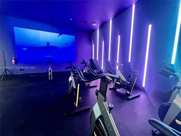 a view of a basketball court