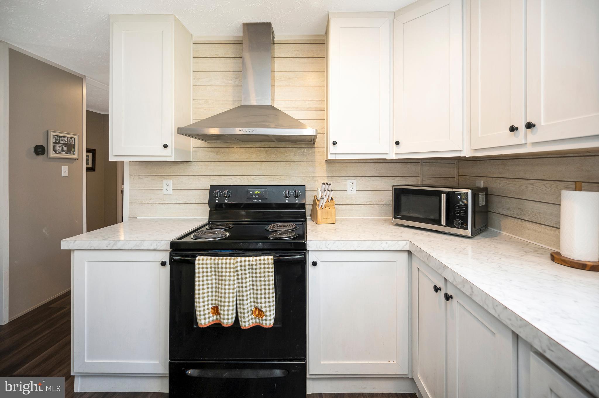5120 Burr Hill Road Rhoadesville, VA 22542 - Photo 14 of 45 a kitchen with a stove and a microwave